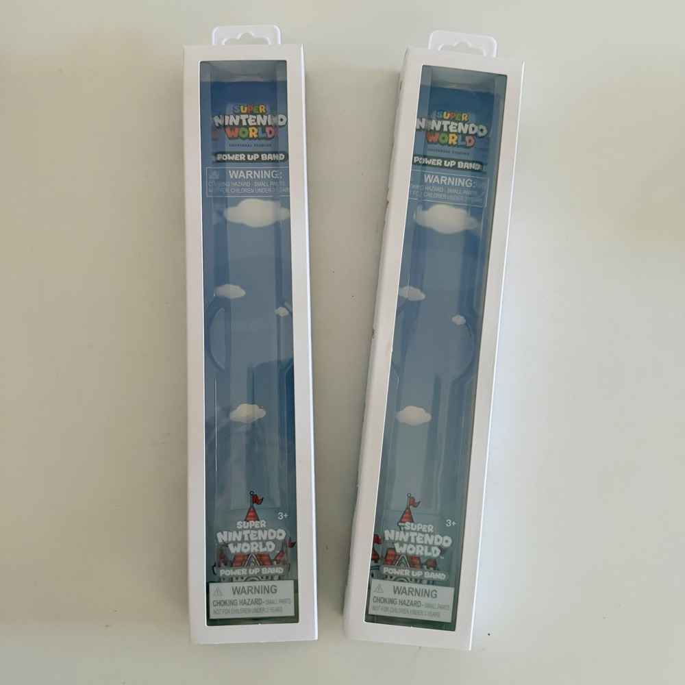 Nintendo Power Up Band Box Empty Display Case Universal Studios Kids OS